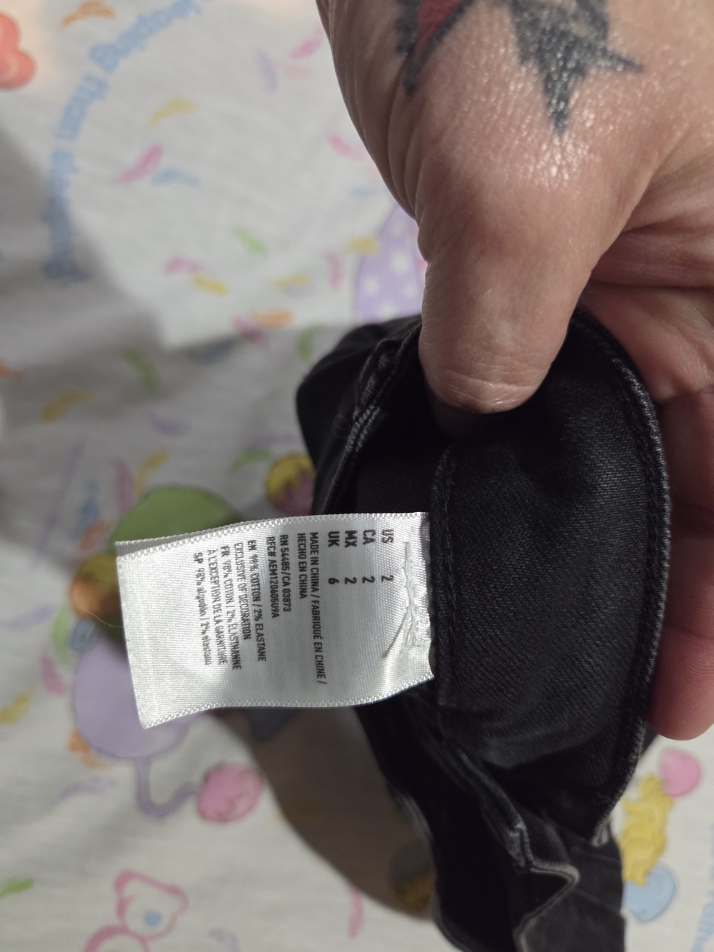 American Eagle Outfitters Black Stretch Denim Skirt - Picture 3 of 4